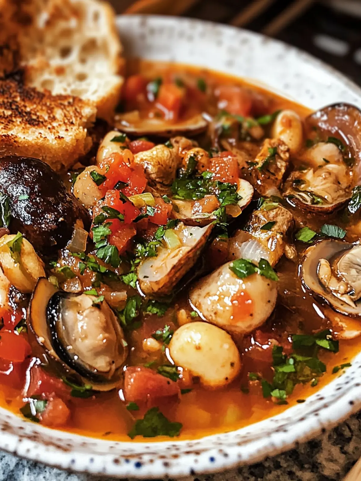 Savory King Oyster Mushroom Cioppino for Cozy Nights 5 King Oyster Mushroom Cioppino