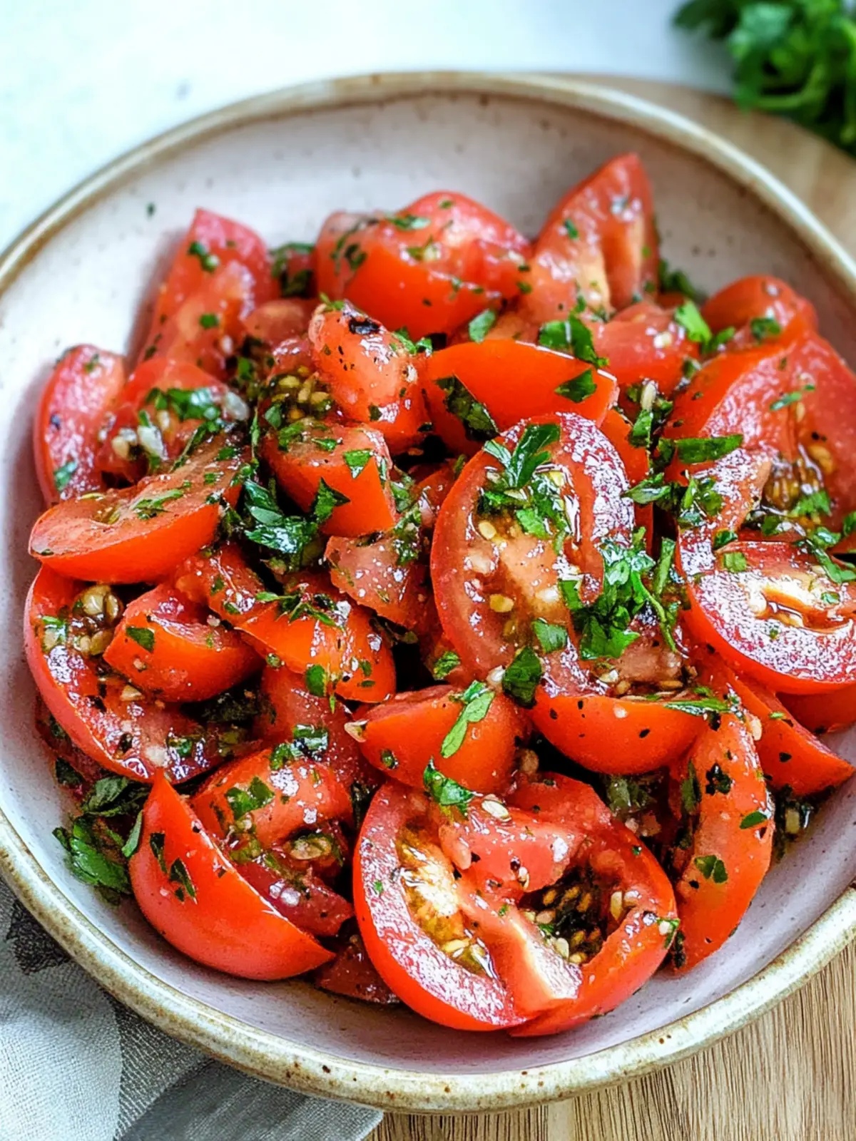 Zesty Lebanese Tomato Salad That Elevates Any Meal 5 Lebanese Tomato Salad