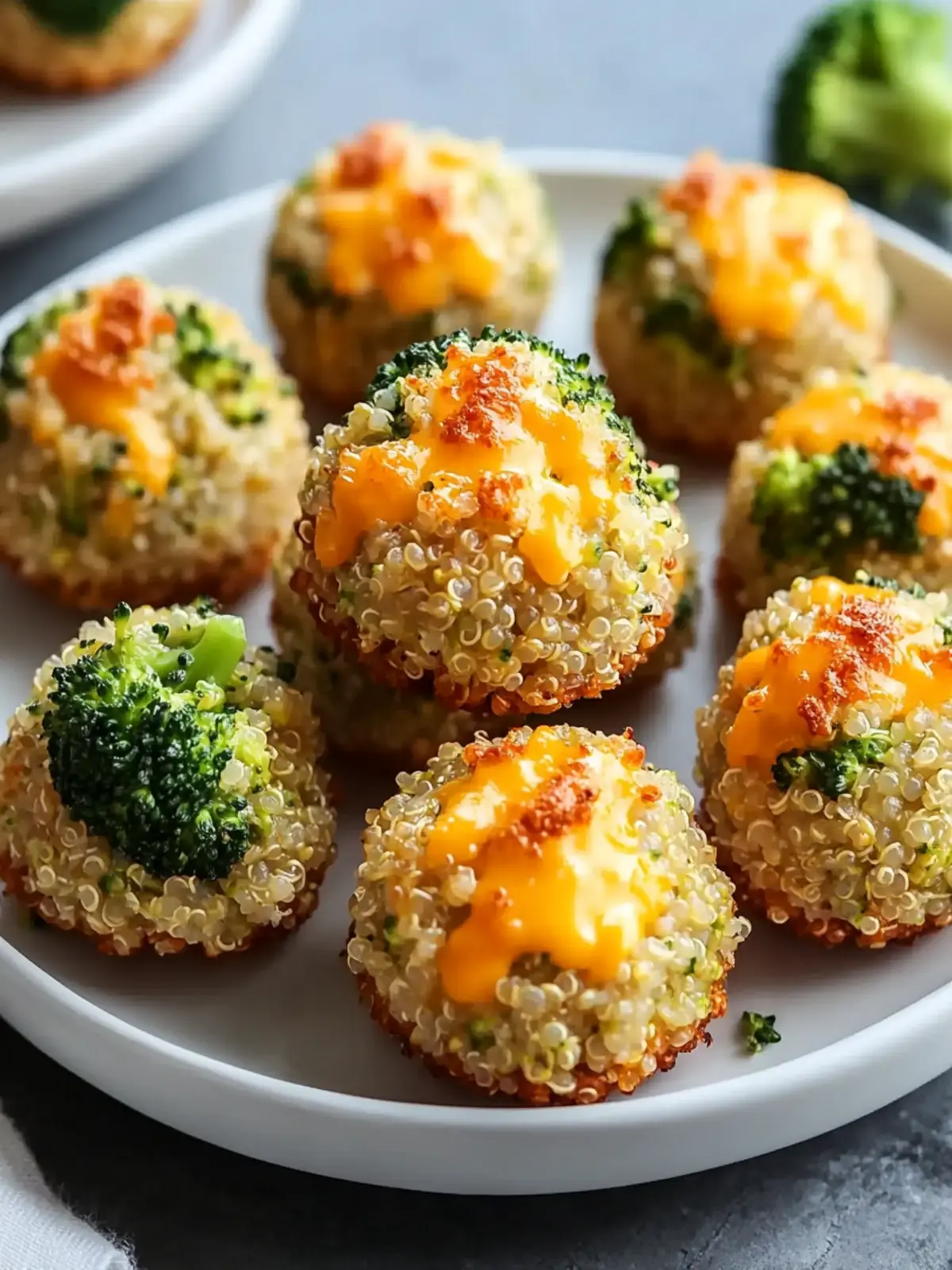 Delicious Broccoli Cheddar Quinoa Bites for Easy Snacking 5 Broccoli Cheddar Quinoa Bites