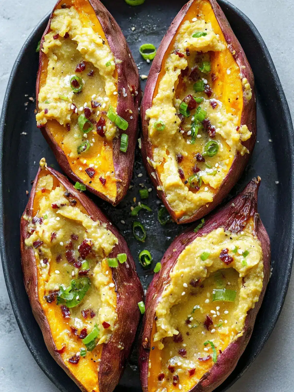 Delicious Roasted Japanese Sweet Potatoes with Miso Butter Magic 3 Roasted Japanese Sweet Potatoes with Miso Butter