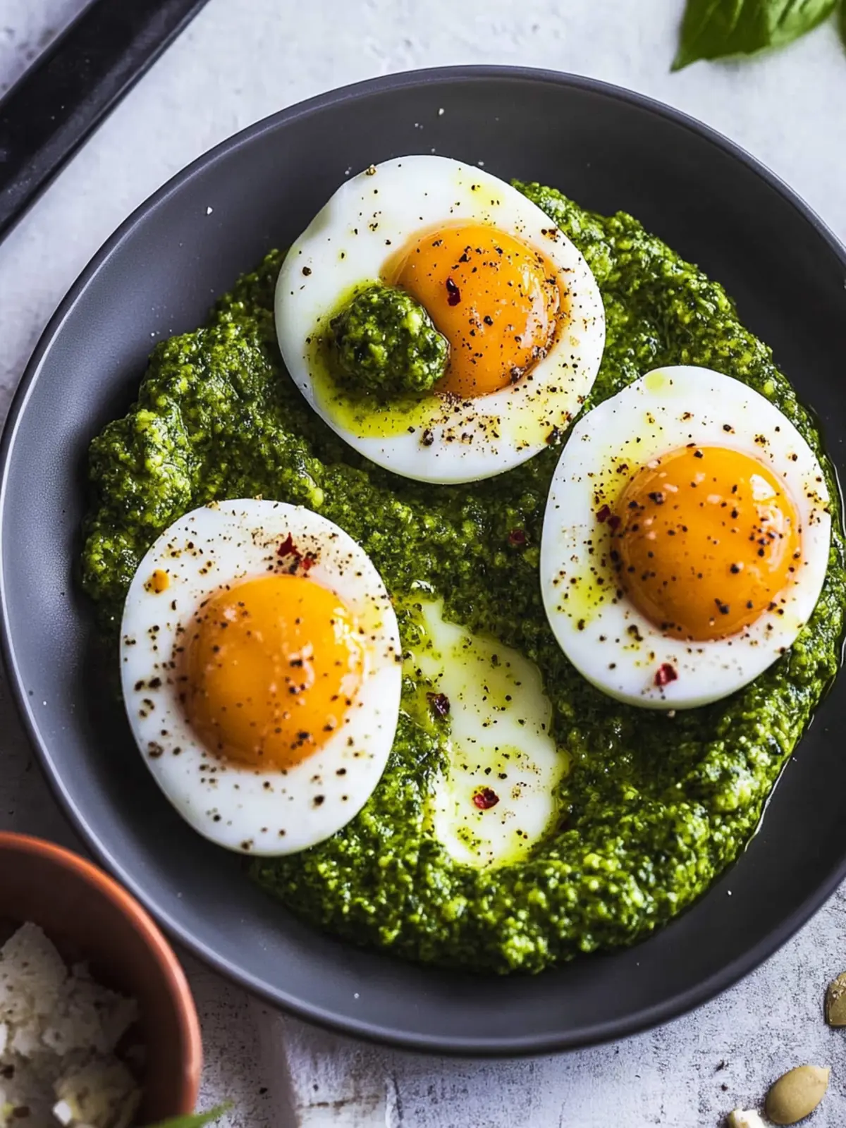 Pesto Eggs in 5 Minutes: A Flavorful Start to Your Day 4 Pesto Eggs