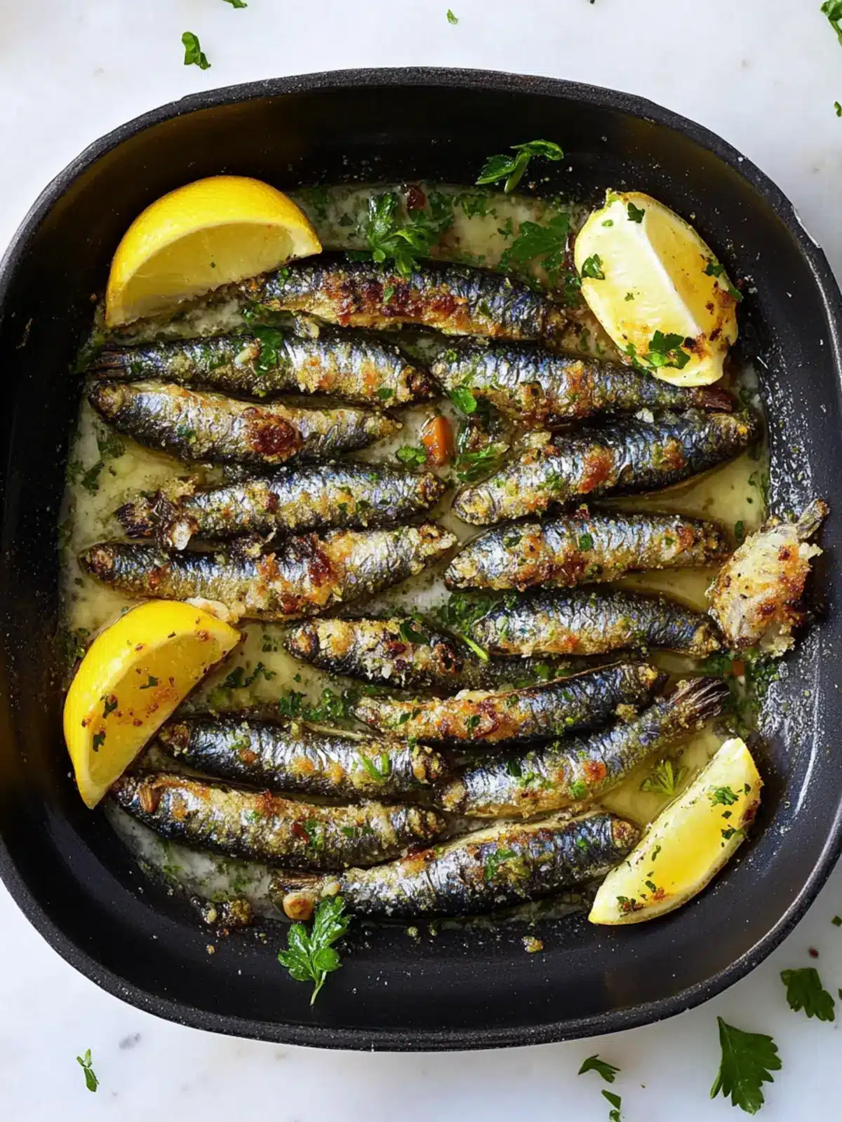 Herb Crusted Roasted Sardines: A Flavorful Seafood Delight 5 Herb Crusted Roasted Sardines
