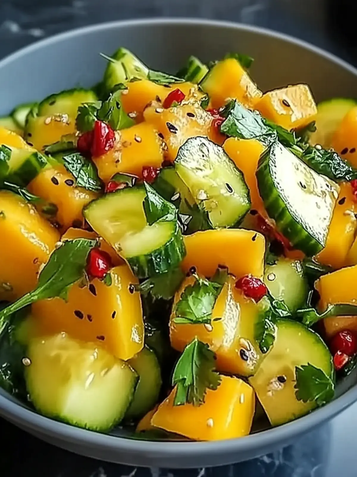 Refresh Your Day with Thai Mango Cucumber Salad Delight 3 Thai Mango Cucumber Salad