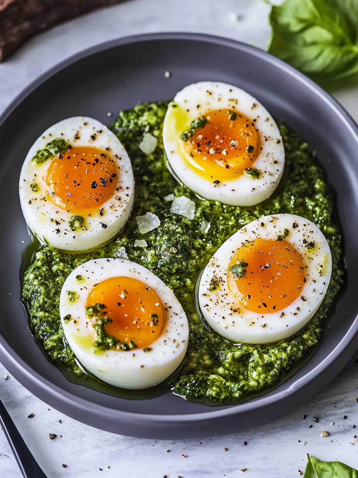 Pesto Eggs in 5 Minutes: A Flavorful Start to Your Day 2 Pesto Eggs