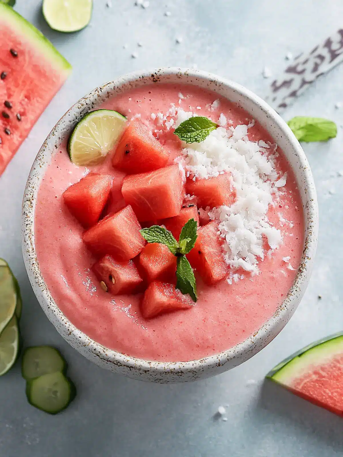 Refreshing Watermelon Smoothie Bowl for Ultimate Summer Bliss 5 Watermelon Smoothie Bowl