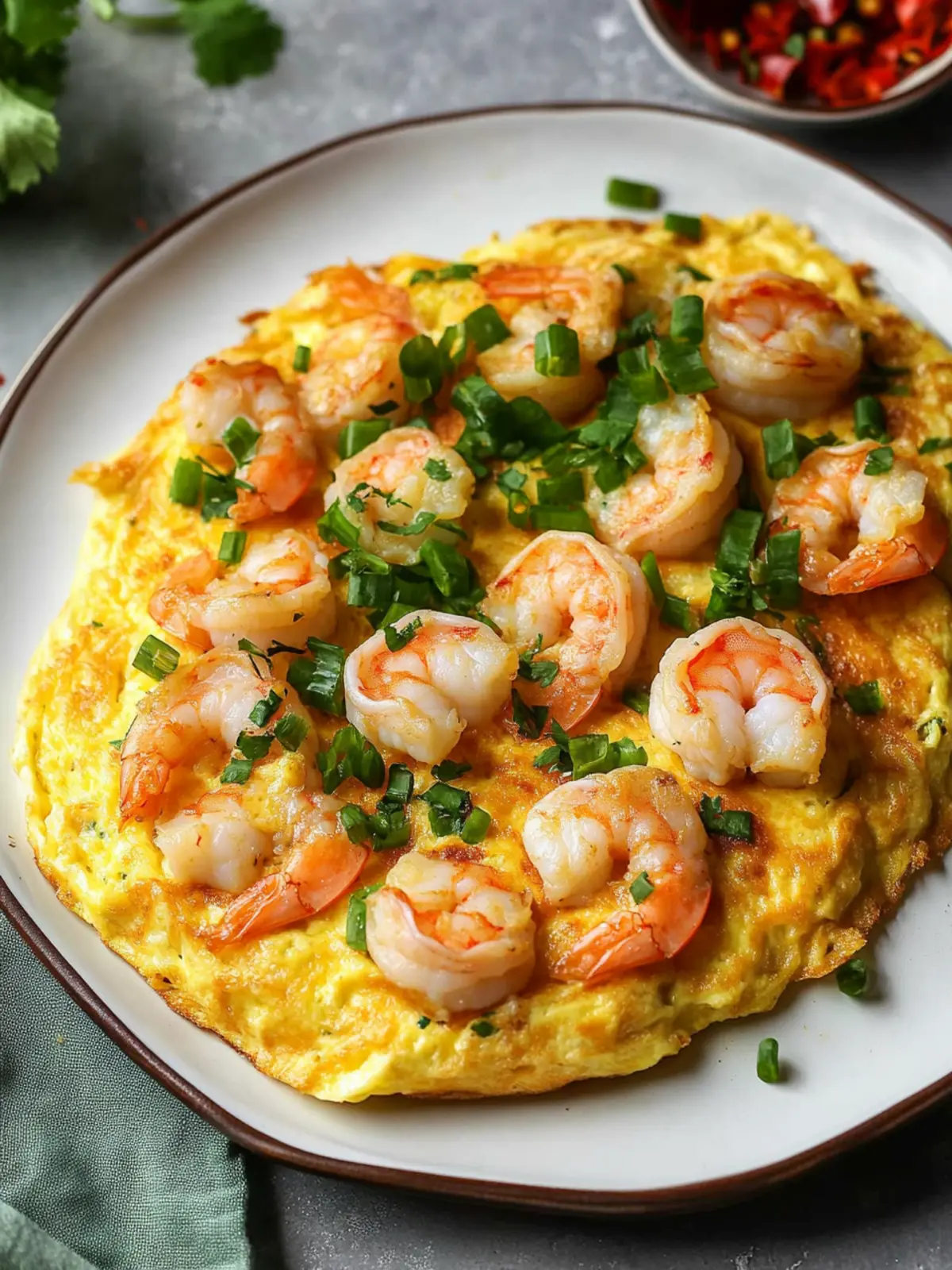 Delicious Chinese Shrimp Omelette Ready in Just 10 Minutes 3 Chinese Shrimp Omelette