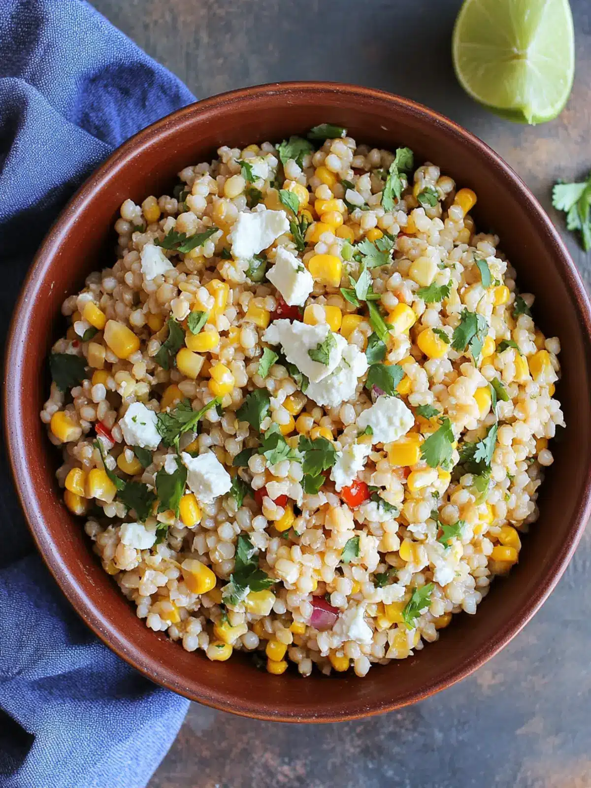 Delicious Mexican Street Corn Barley Salad You’ll Crave! 3 Mexican Street Corn Barley Salad