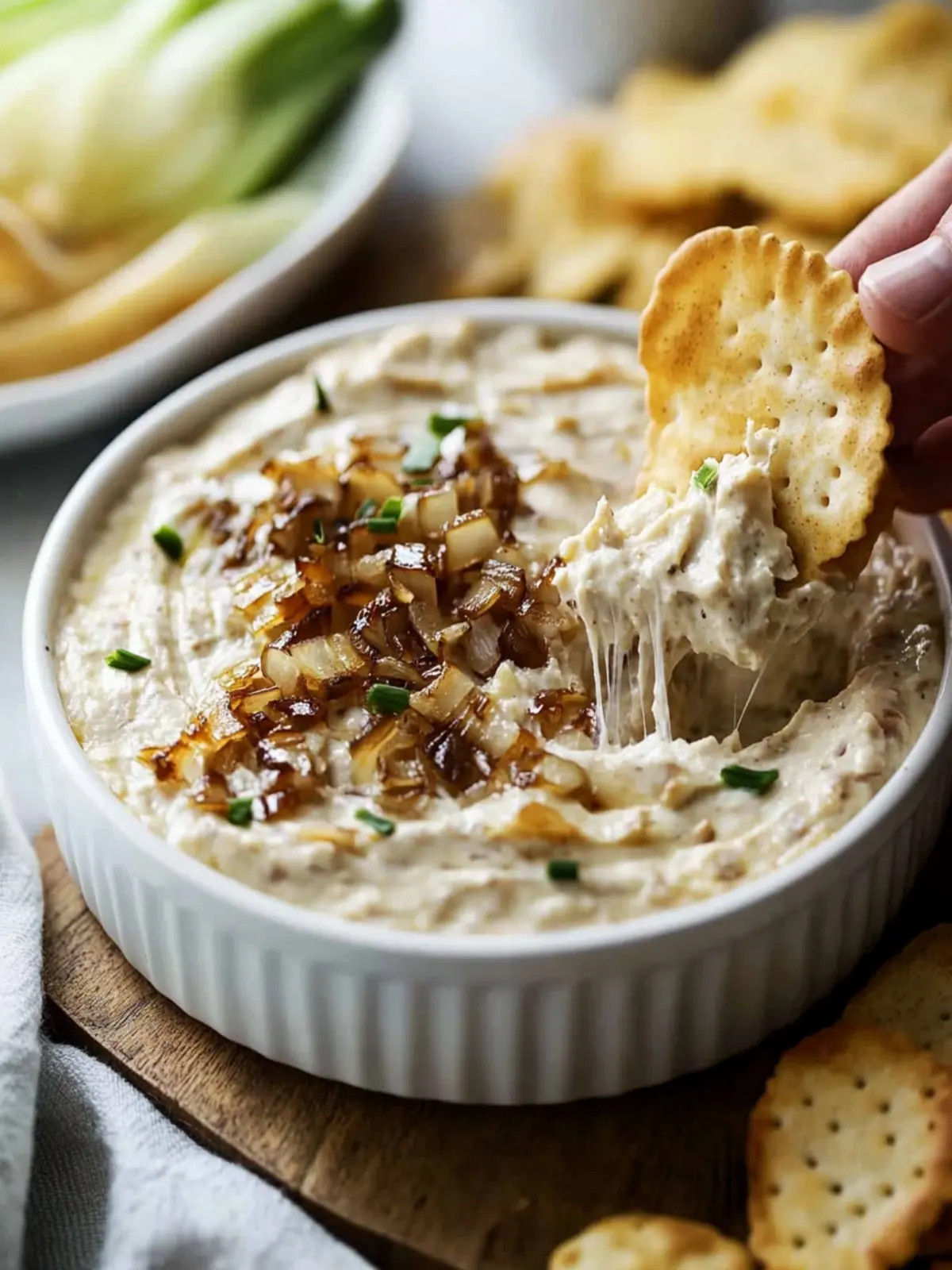 Irresistible Smoked Gouda and Caramelized Onion Dip Recipe 2 Smoked Gouda and Caramelized Onion Dip