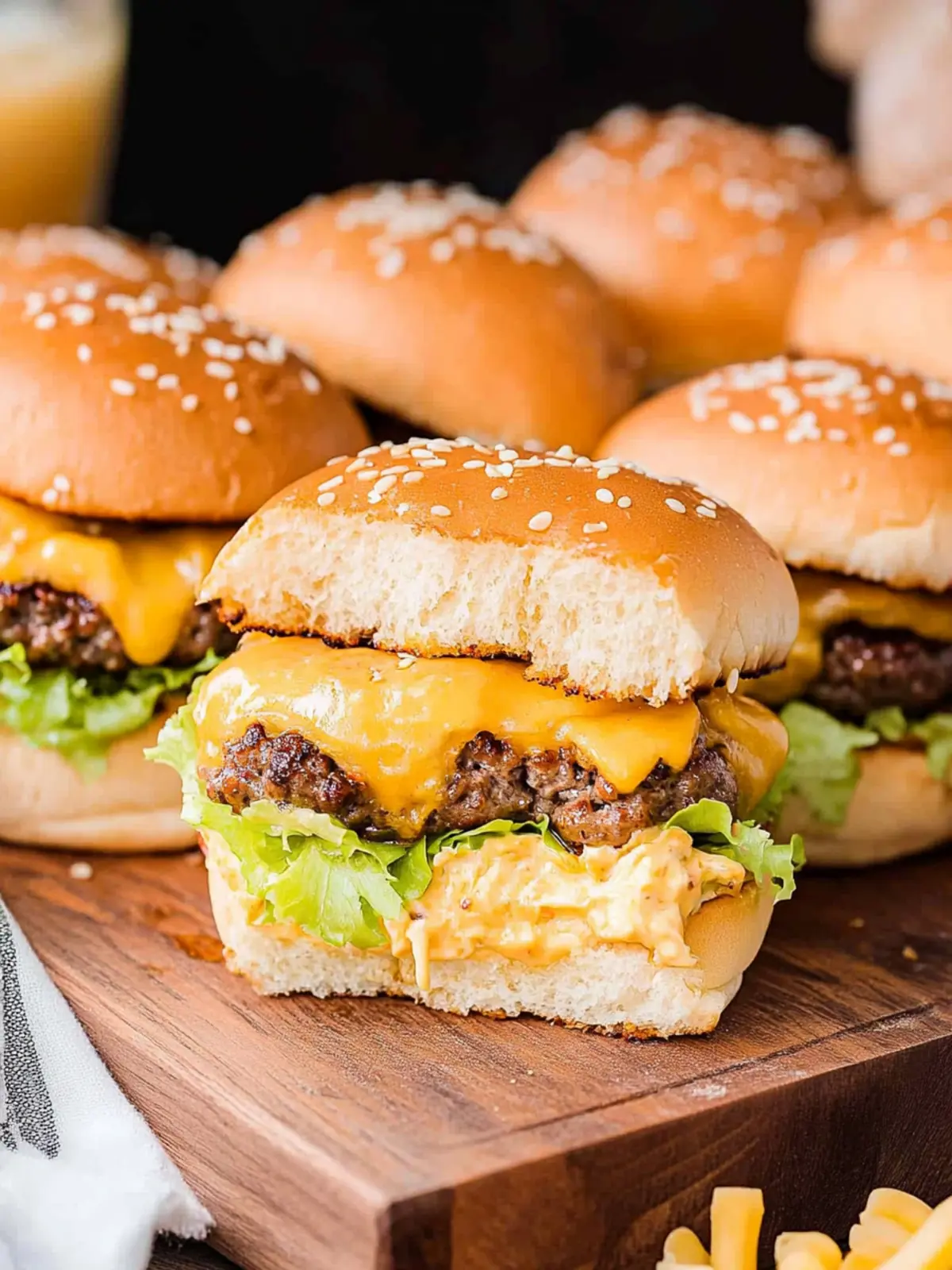 Irresistible Mini Big Mac Cheeseburgers for Home Chefs 5 Mini Big Mac Cheeseburgers