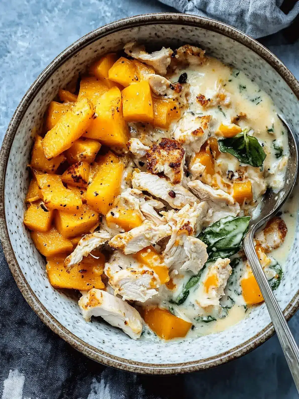 Delicious Butternut Chicken Breakfast Bowl for Easy Mornings 3 Butternut Chicken Breakfast Bowl