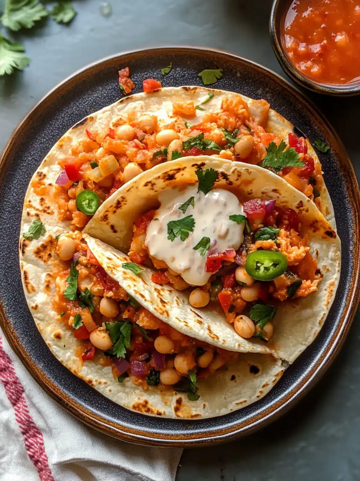 Spicy Buffalo White Bean Tacos for Crispy Flavor Lovers 4 Buffalo White Bean Tacos