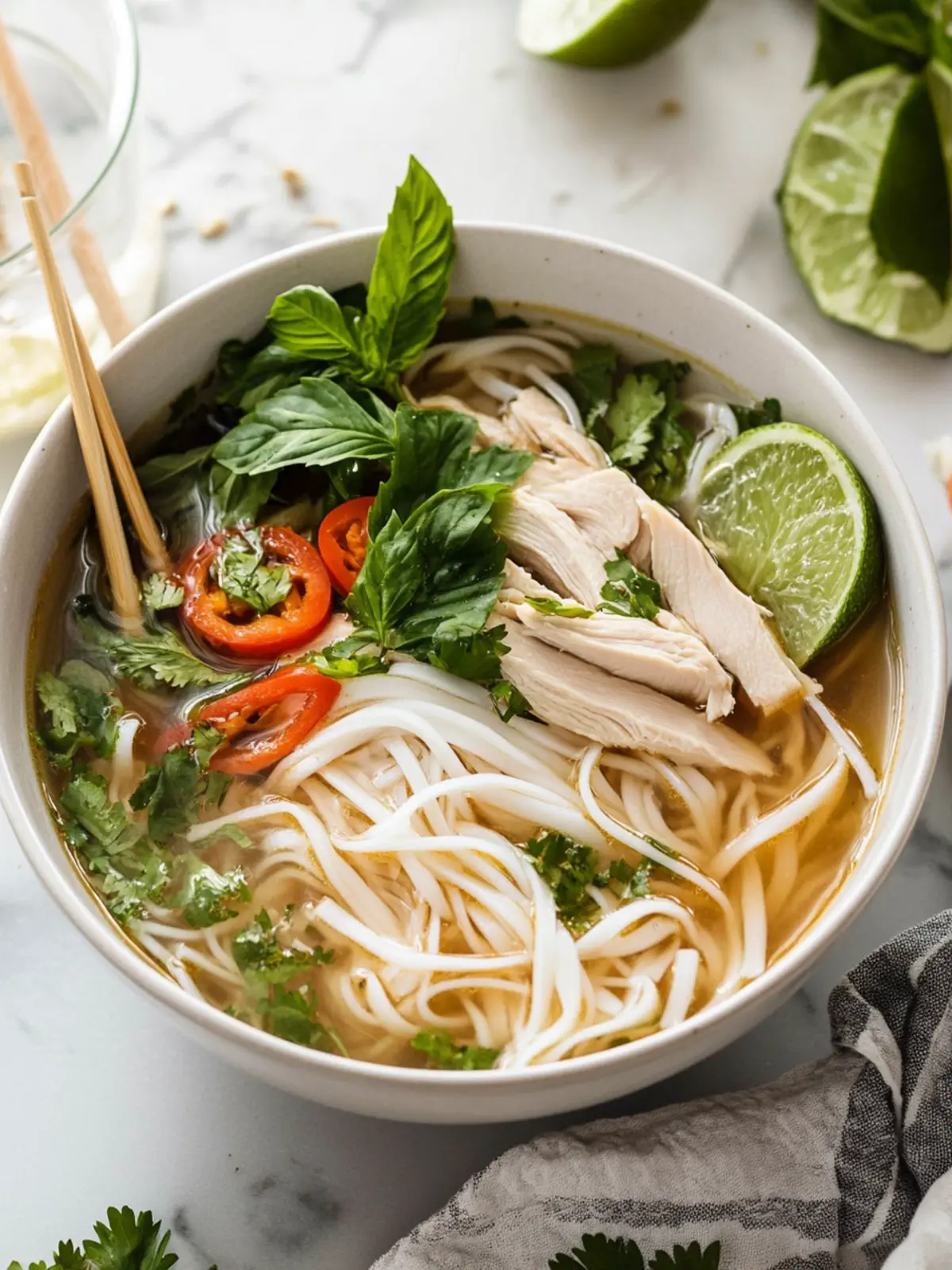 Delicious 30-Minute Vietnamese Chicken Noodle Soup You’ll Love 2 Vietnamese Chicken Noodle Soup