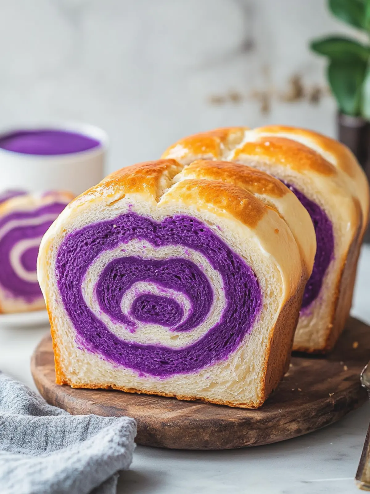 Delicious Ube Milk Bread: Your New Favorite Homemade Treat 3 Ube Milk Bread