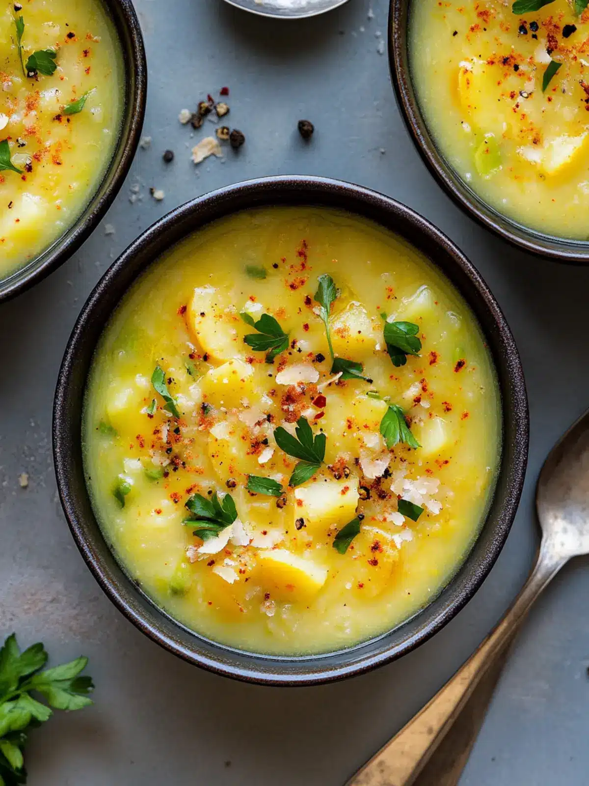 Saffron Potato Leek Soup: Cozy Vegan Comfort in a Bowl 3 Saffron Potato Leek Soup