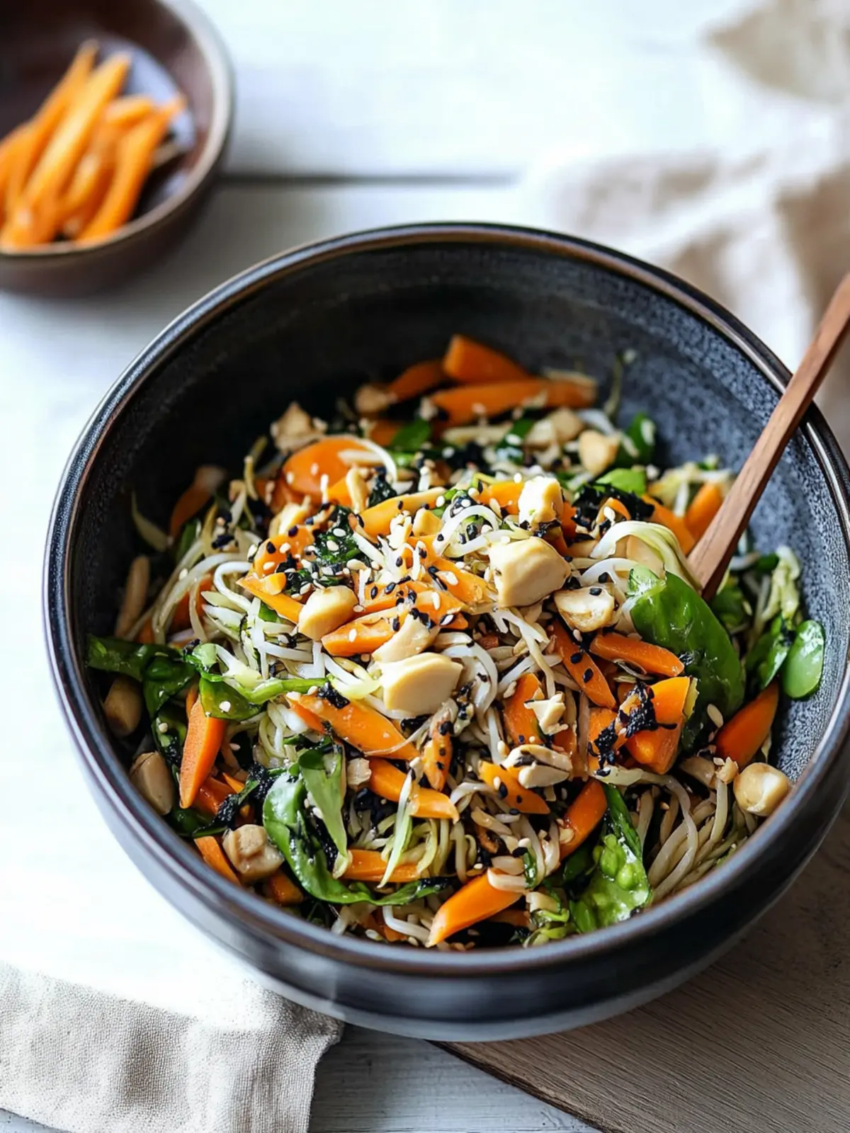 Delicious Hijiki Salad: A Nutritious Twist on Side Dishes 4 Hijiki Salad