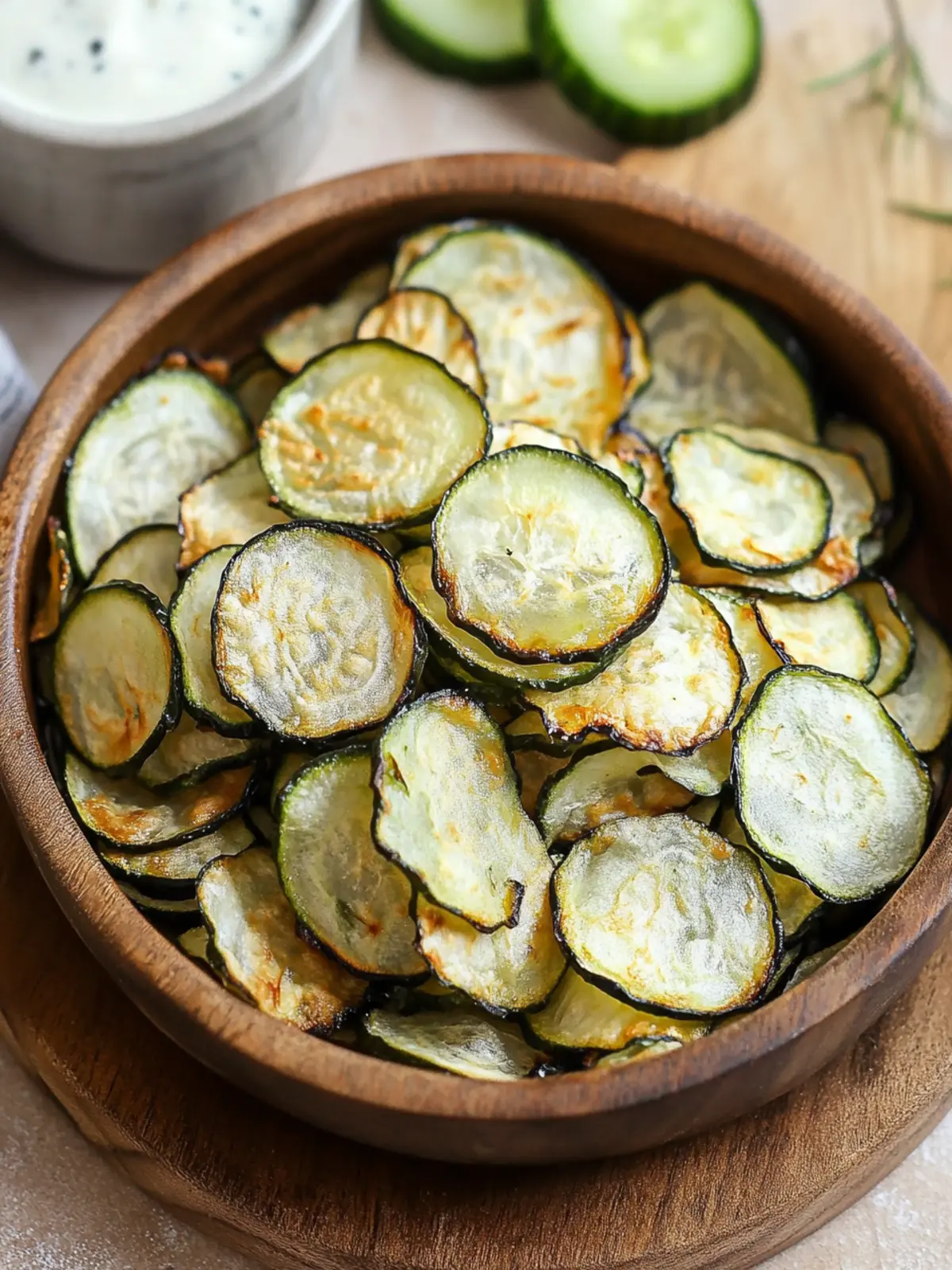 Crispy Baked Cucumber Chips: The Guilt-Free Snack You Need 2 Baked Cucumber Chips