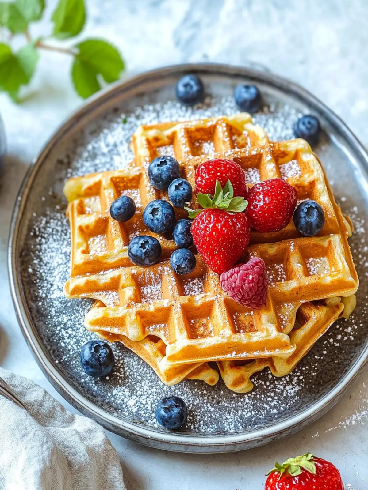 Fluffy Cassava Flour Waffles for Happy Breakfast Mornings 3 Cassava Flour Waffles