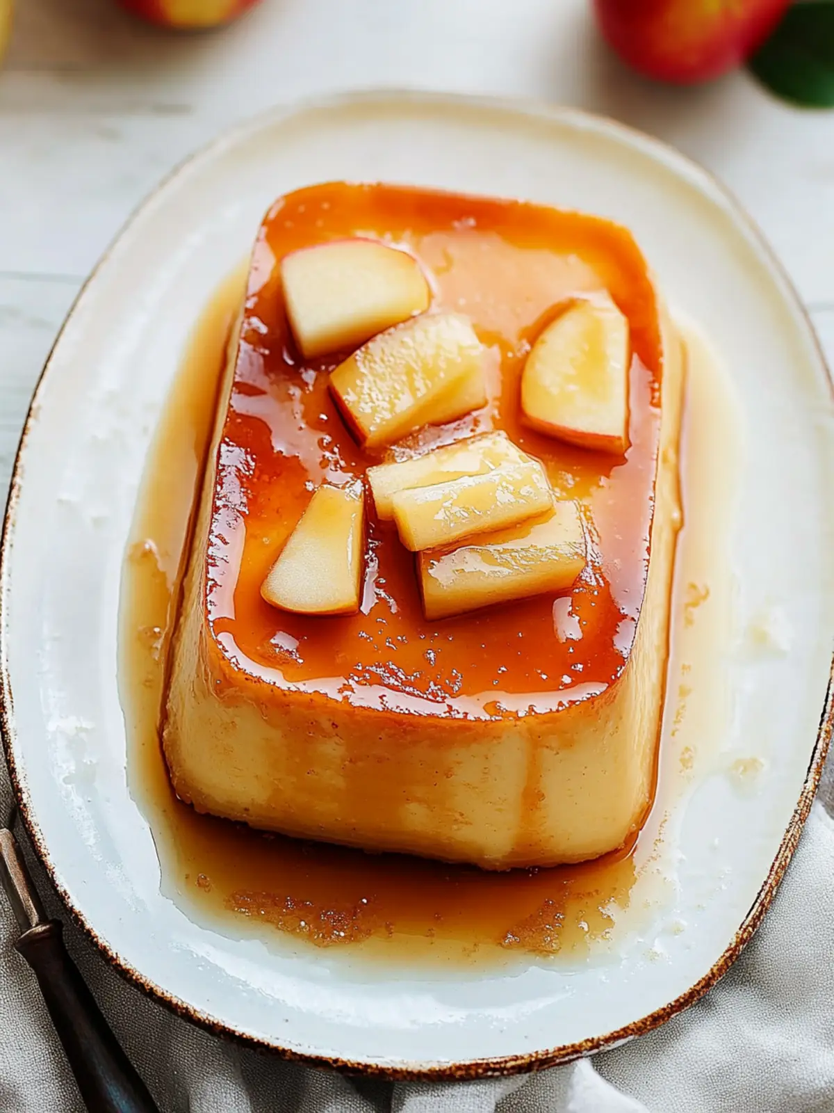 Decadent Apple Caramel Flan to Delight Your Taste Buds 4 Apple Caramel Flan