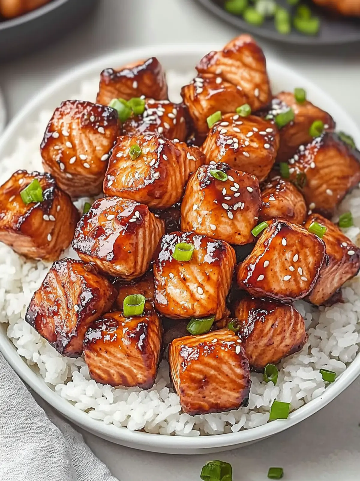 Delicious Honey Garlic Salmon Bites Ready in 20 Minutes 3 Honey Garlic Salmon Bites