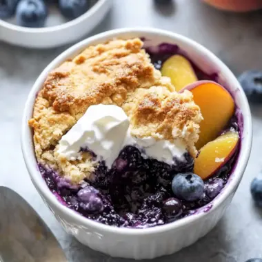 Delicious Paleo Blueberry Peach Cobbler for Guilt-Free Indulgence 9 Paleo Blueberry Peach Cobbler