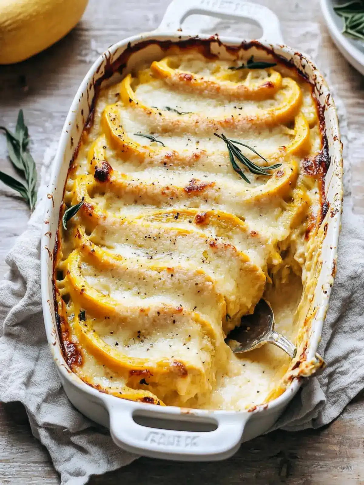 Decadent Delicata Squash au Gratin That's Totally Irresistible 2 Delicata Squash au Gratin
