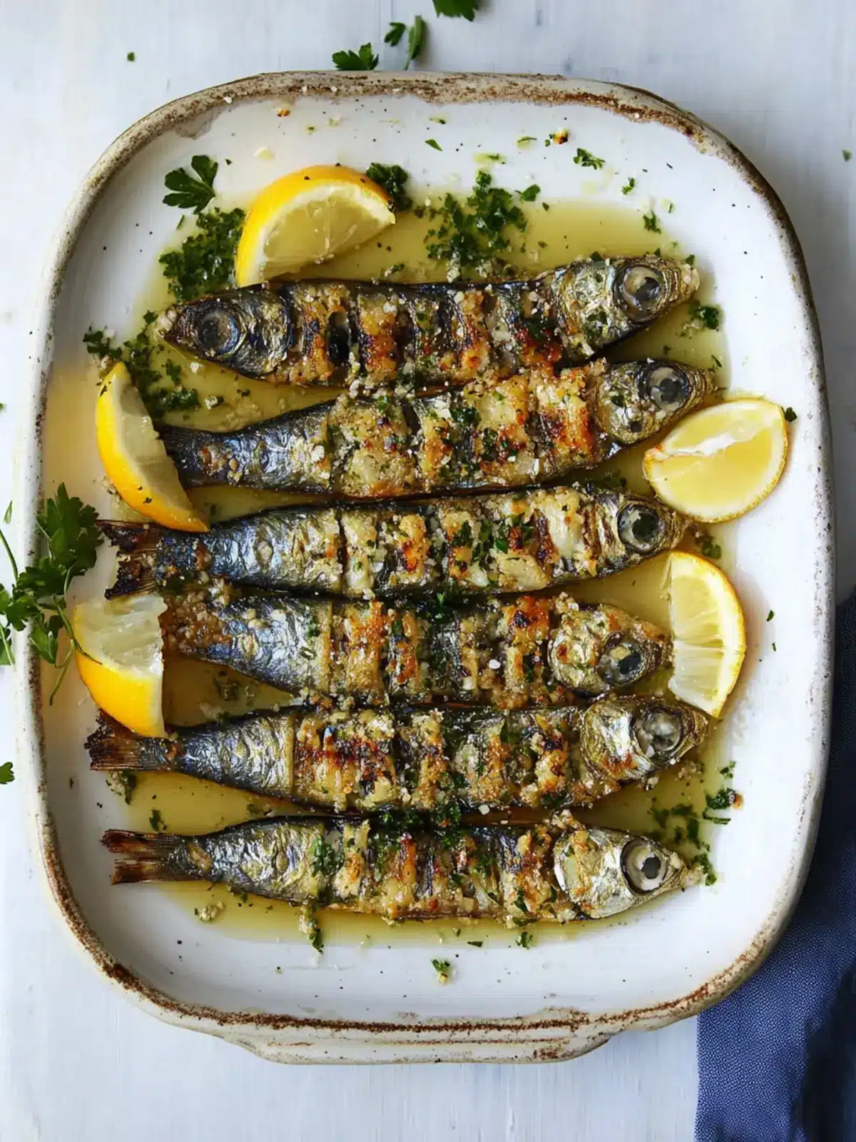 Herb Crusted Roasted Sardines: A Flavorful Seafood Delight 3 Herb Crusted Roasted Sardines