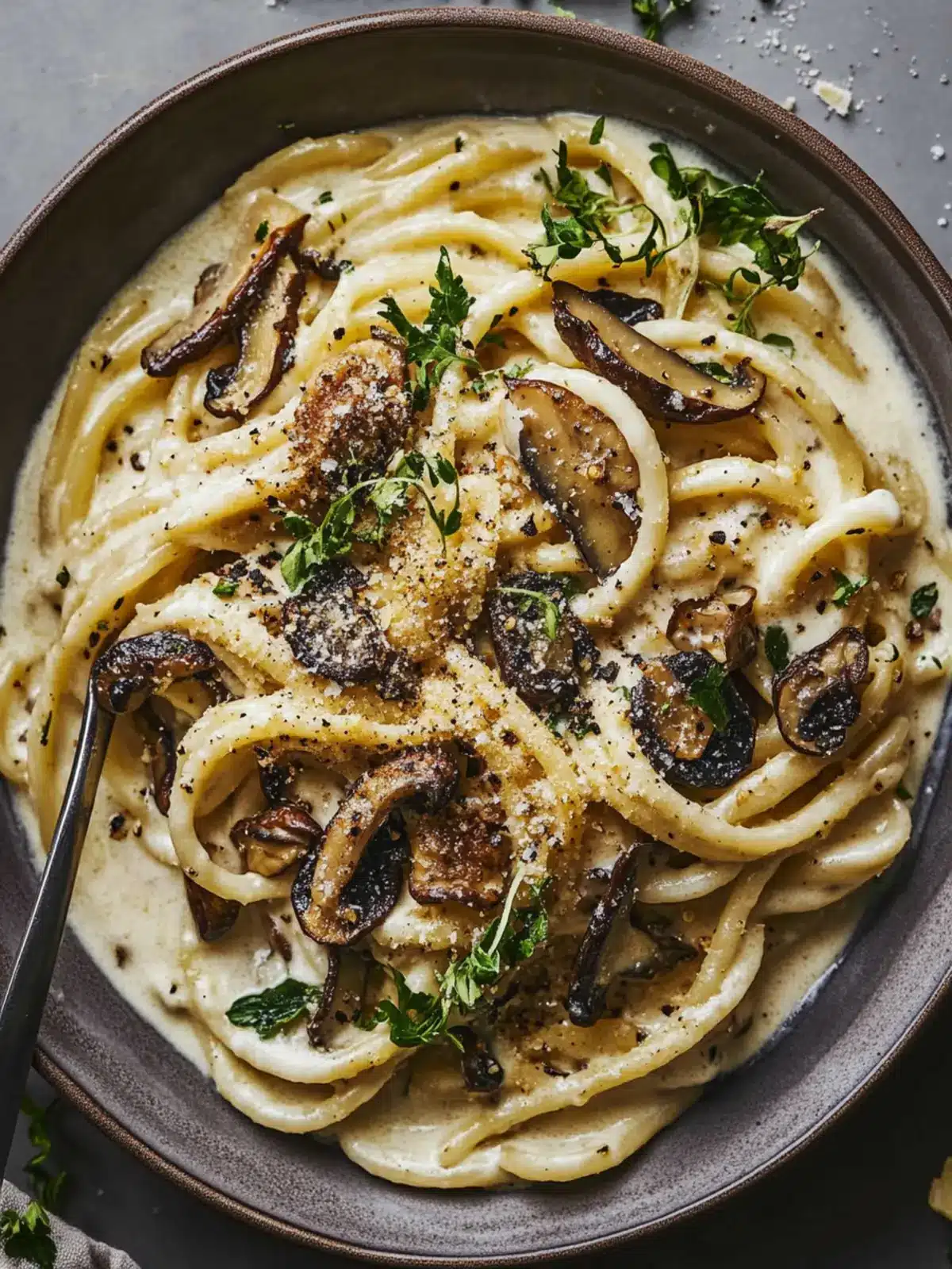 Delicious Bucatini with Shiitake Cream You'll Crave Daily 4 Bucatini with Shiitake Cream