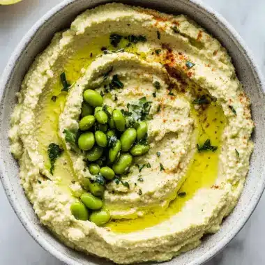 Zesty Spicy Lemon Edamame Hummus for Flavor Lovers 9 Spicy Lemon Edamame Hummus