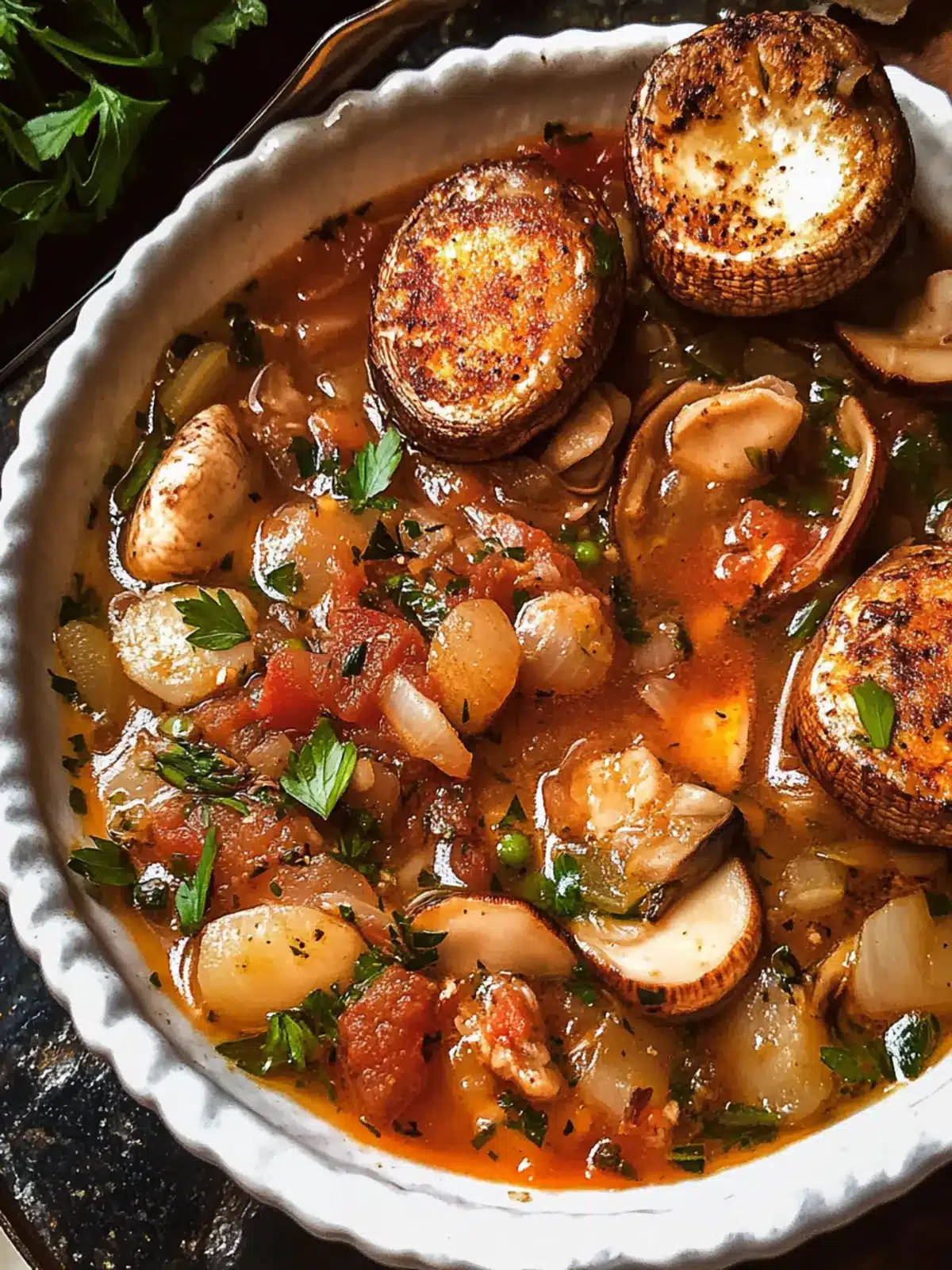 Savory King Oyster Mushroom Cioppino for Cozy Nights 2 King Oyster Mushroom Cioppino