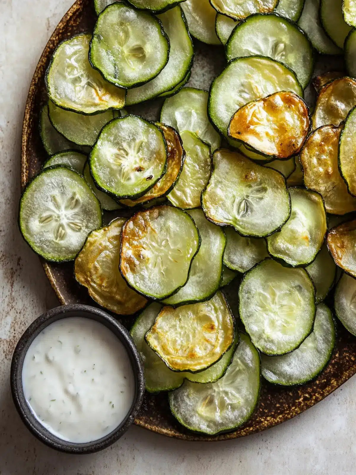Crispy Baked Cucumber Chips: The Guilt-Free Snack You Need 3 Baked Cucumber Chips