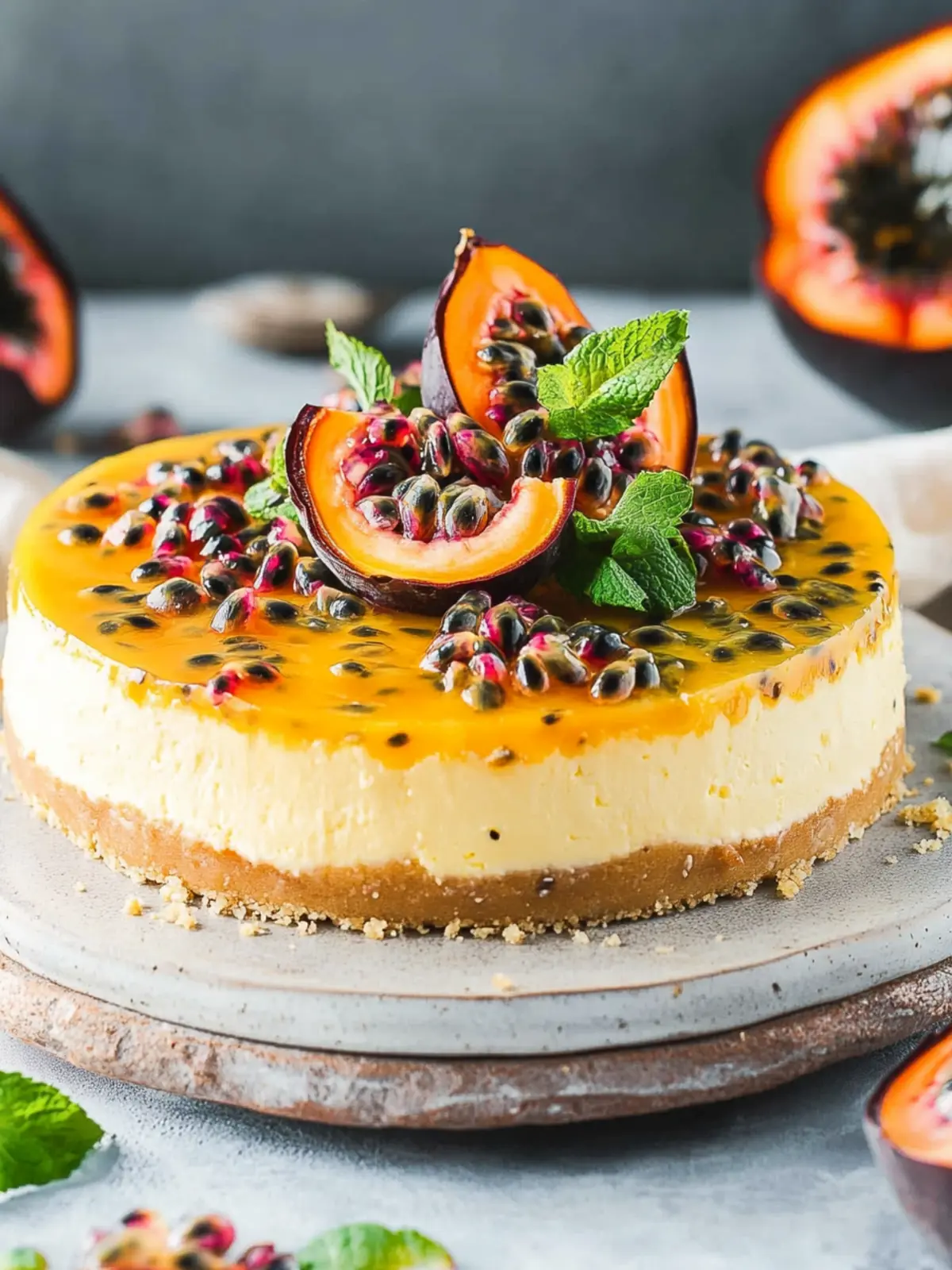 Mouthwatering Passion Fruit Cheesecake for Your Sweet Escape 2 Passion Fruit Cheesecake