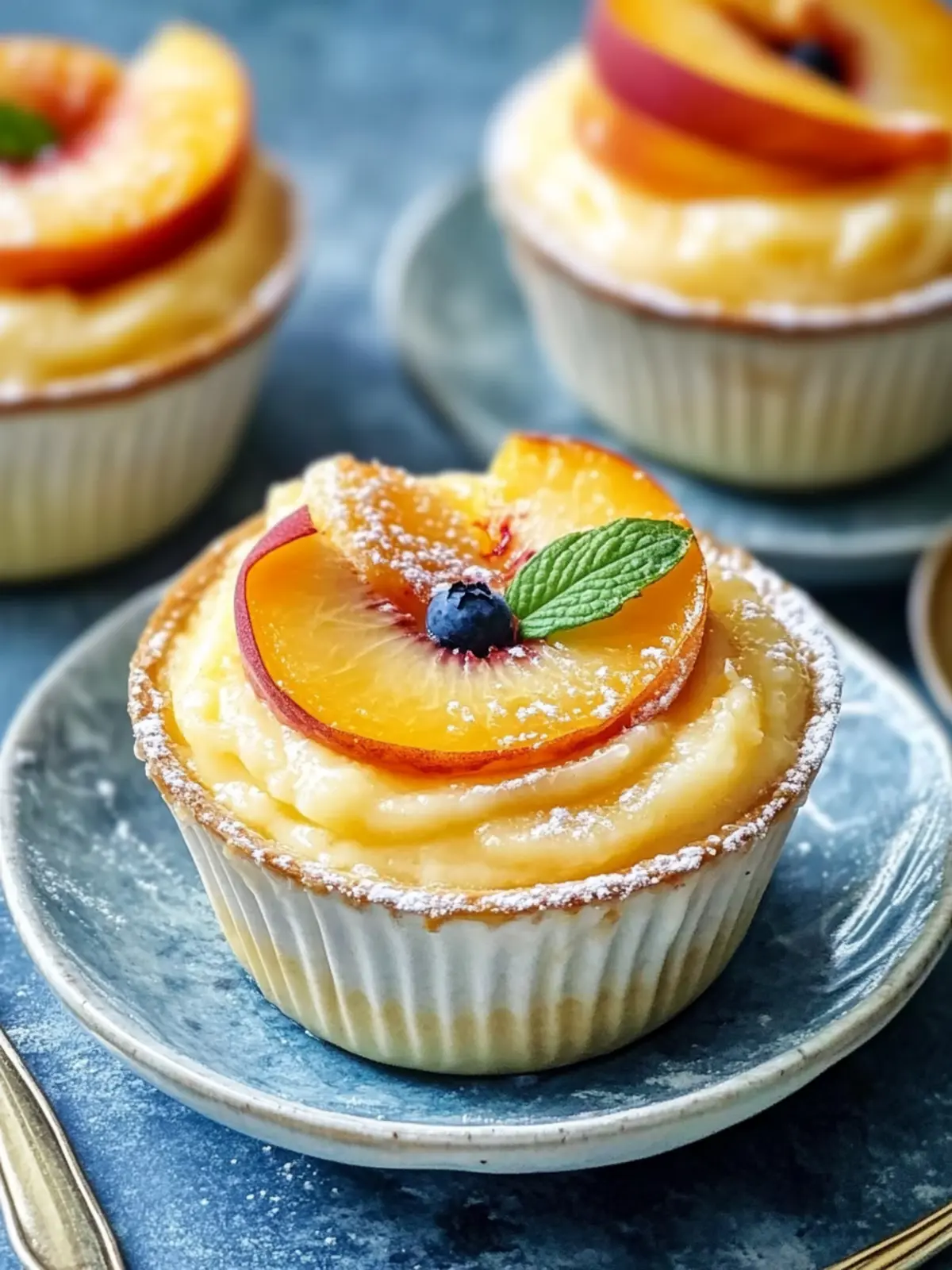 Delicious Peach Custard Cups for a Perfect Summer Treat 3 Peach Custard Cups