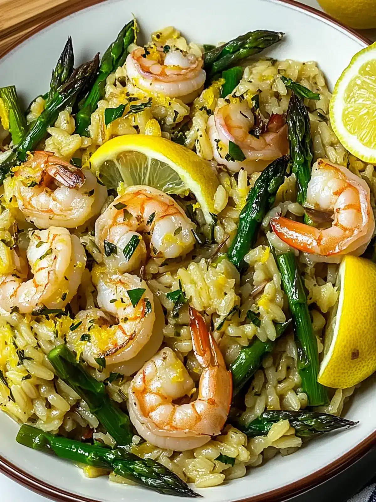 Lemon Butter Shrimp and Asparagus Risotto for Cozy Nights 4 Lemon Butter Shrimp and Asparagus Risotto