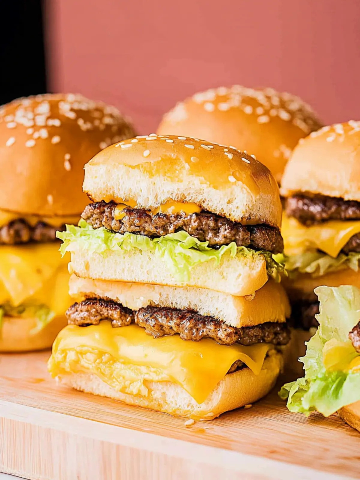 Irresistible Mini Big Mac Cheeseburgers for Home Chefs 4 Mini Big Mac Cheeseburgers