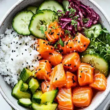 Delicious Salmon Poke Bowls for a Fresh Dinner Delight 9 Salmon Poke Bowls
