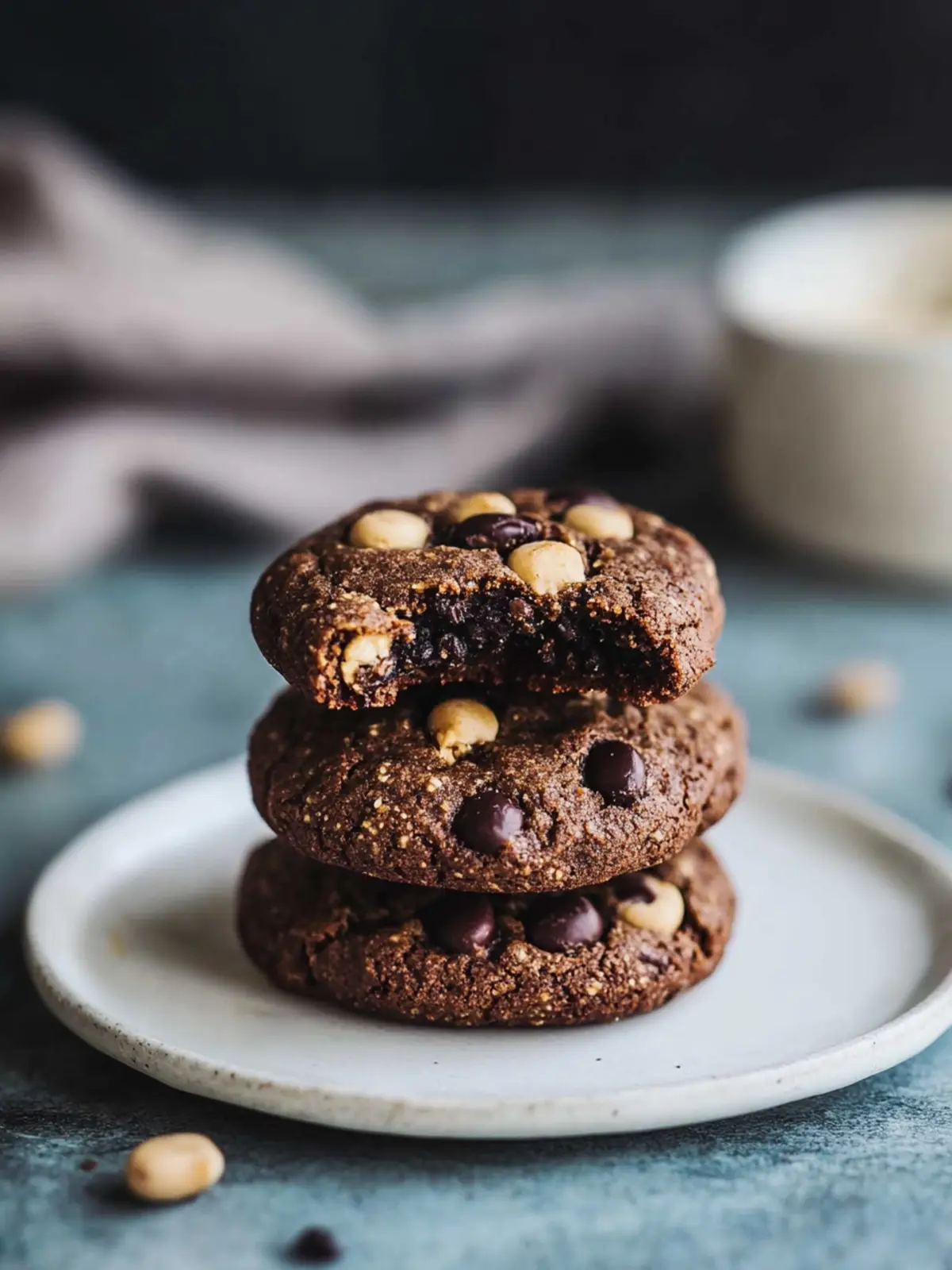 Decadent Peanut Butter Stuffed Black Bean Cookies Recipe 2 Peanut Butter Stuffed Black Bean Cookies