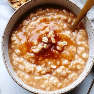 Decadent Salted Caramel Oatmeal for Cozy Mornings 9 Salted Caramel Oatmeal
