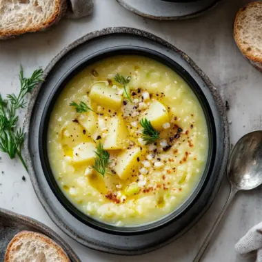 Saffron Potato Leek Soup: Cozy Vegan Comfort in a Bowl 9 Saffron Potato Leek Soup