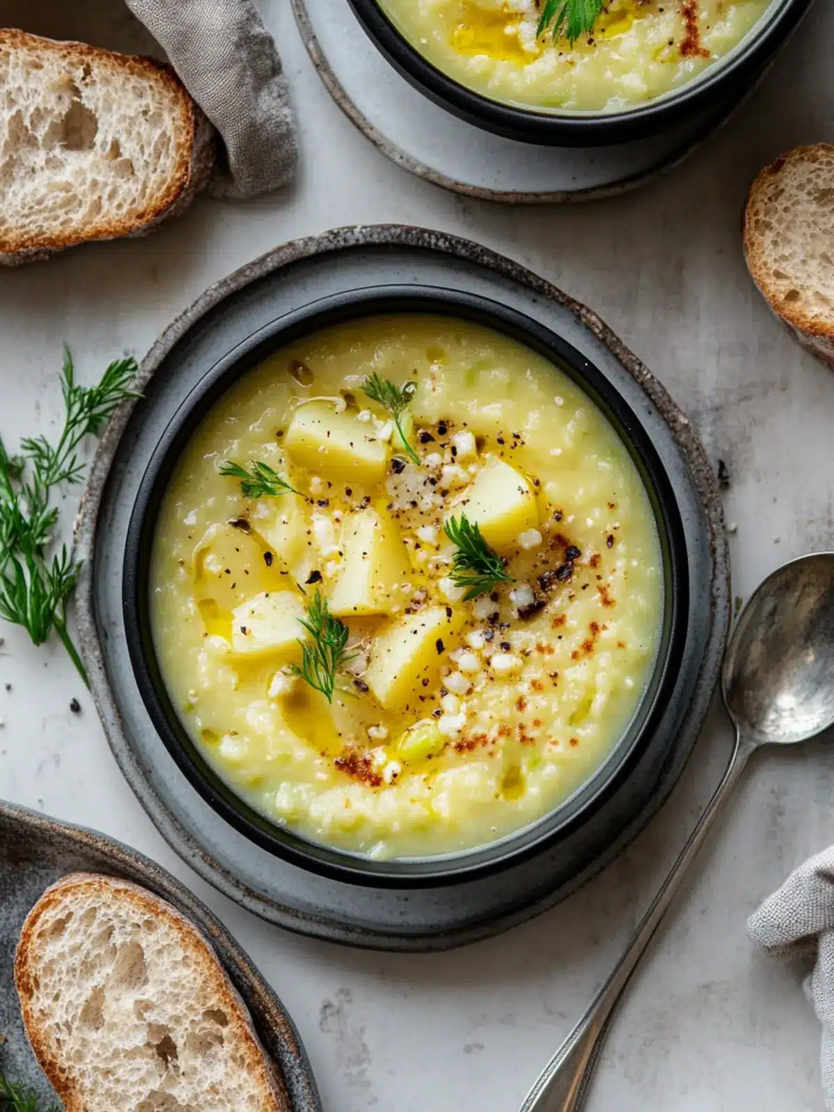 Saffron Potato Leek Soup: Cozy Vegan Comfort in a Bowl 5 Saffron Potato Leek Soup