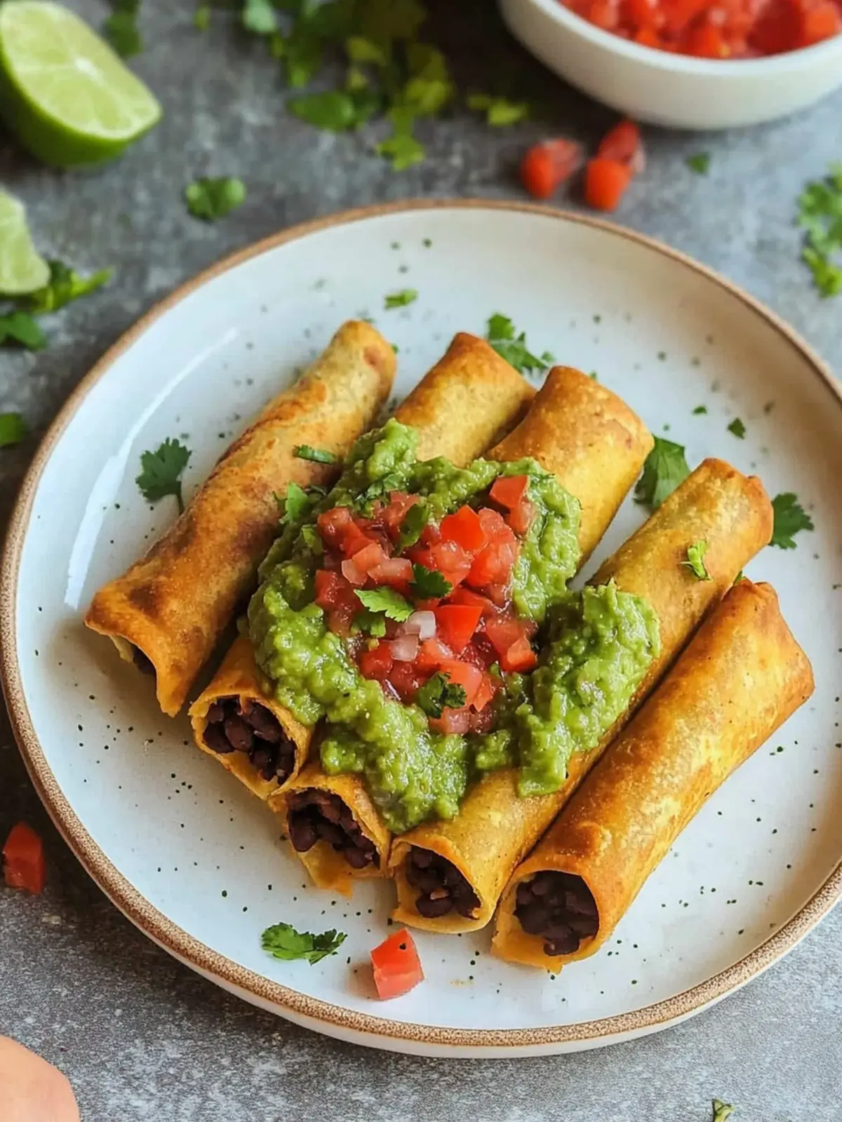 Crispy Black Bean Flautas: A Flavorful Fiesta at Home 4 Black Bean Flautas