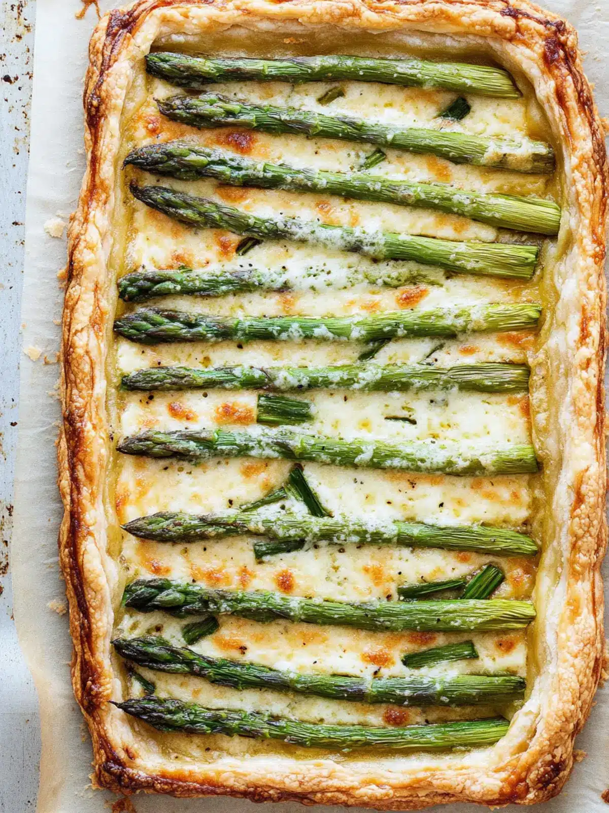 Pecorino Romano & Parmesan Asparagus Tart for Cozy Nights 2 Pecorino Romano & Parmesan Asparagus Tart