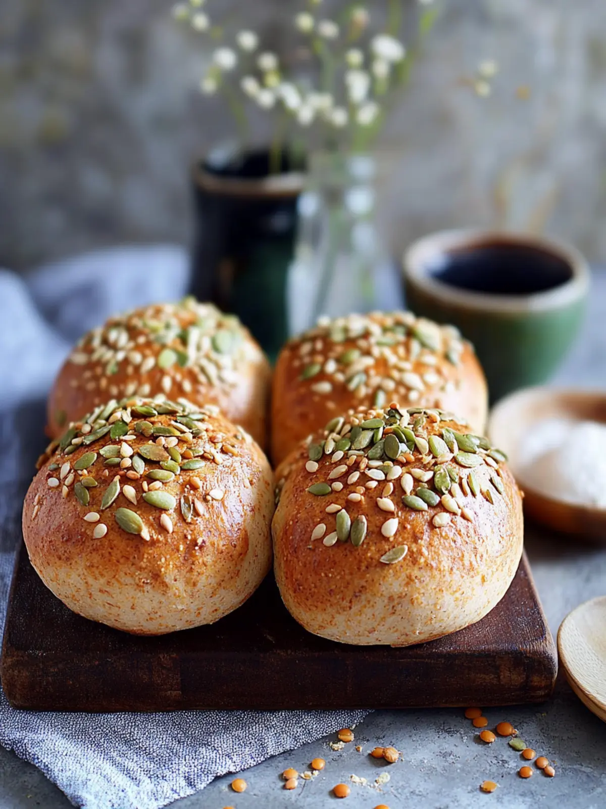 Deliciously Soft Red Lentil Bread Rolls You'll Love 5 Red Lentil Bread Rolls