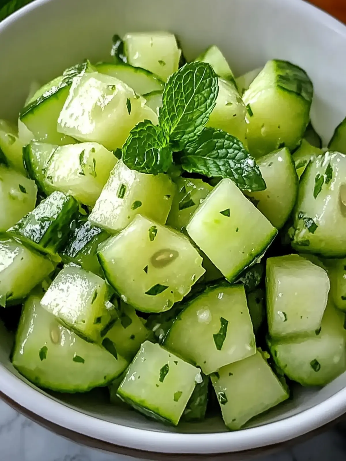Refreshing Honeydew Cucumber Mint Salad for Summer Bliss 4 Honeydew Cucumber Mint Salad