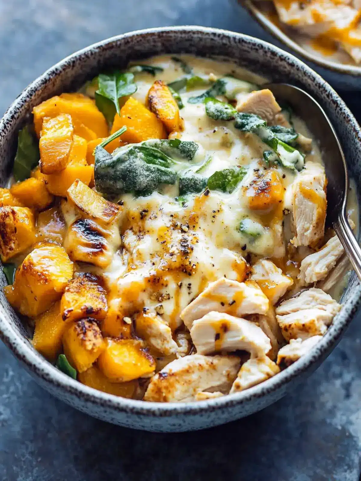 Delicious Butternut Chicken Breakfast Bowl for Easy Mornings 4 Butternut Chicken Breakfast Bowl