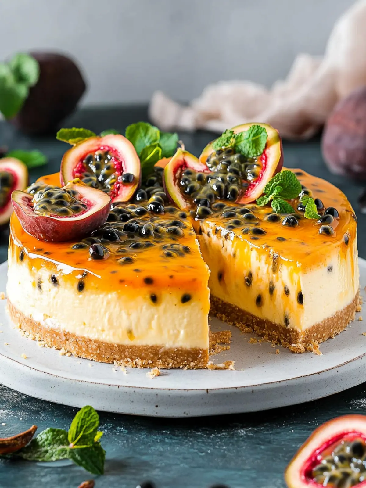 Mouthwatering Passion Fruit Cheesecake for Your Sweet Escape 3 Passion Fruit Cheesecake