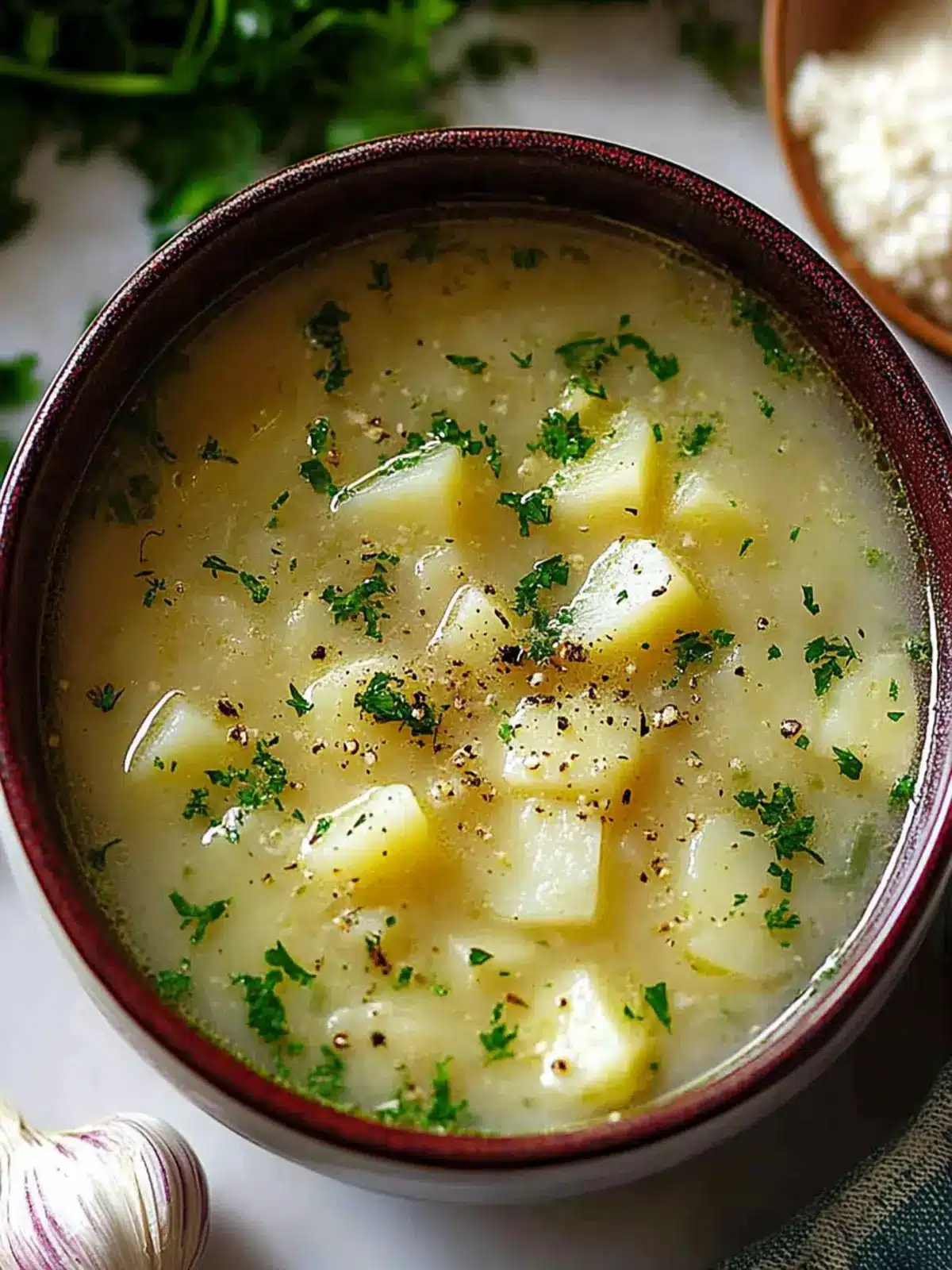 Hangover Cure Garlic Potato Soup for Ultimate Comfort 3 Hangover Cure Garlic Potato Soup
