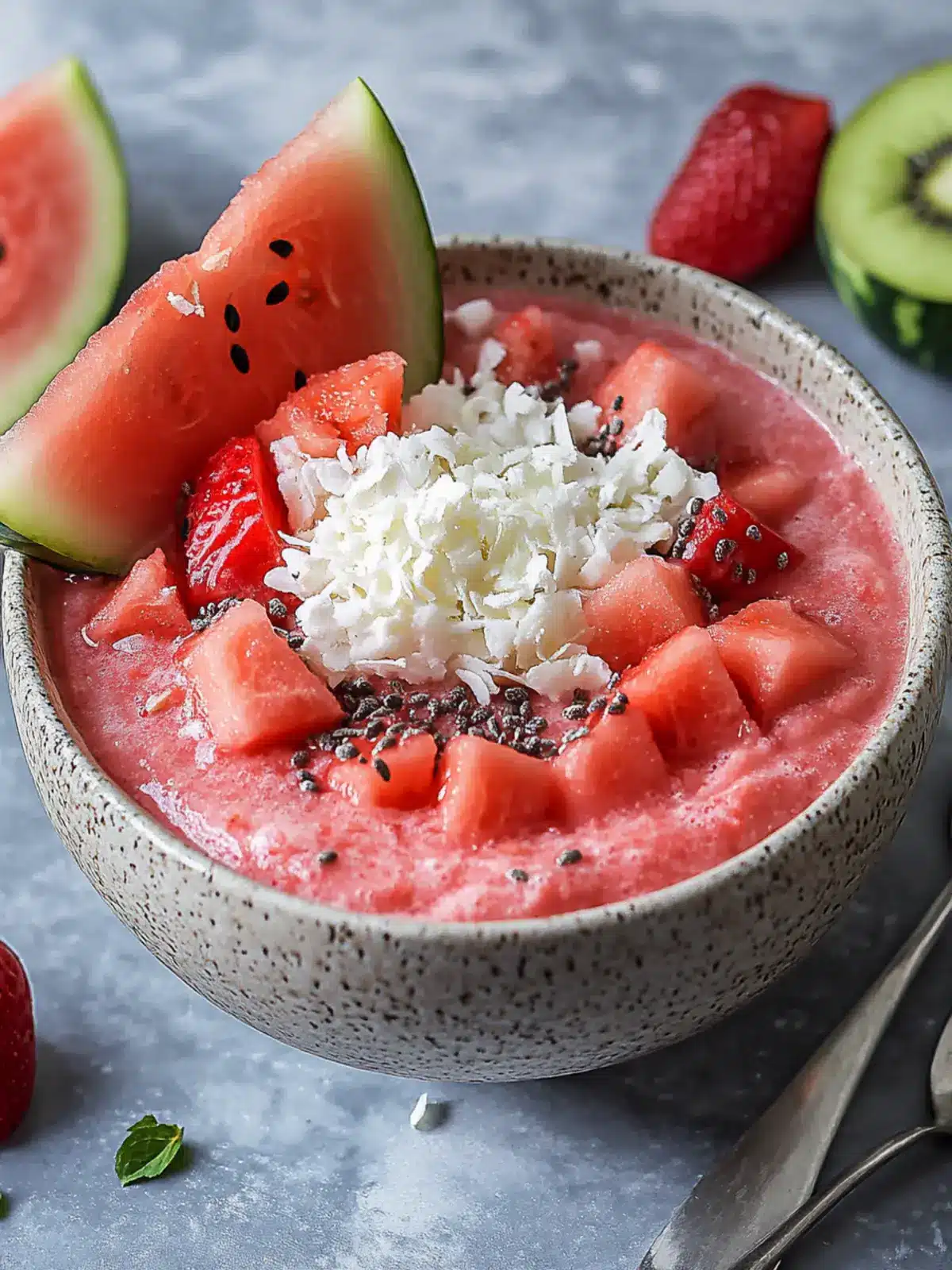 Refreshing Watermelon Smoothie Bowl for Ultimate Summer Bliss 3 Watermelon Smoothie Bowl