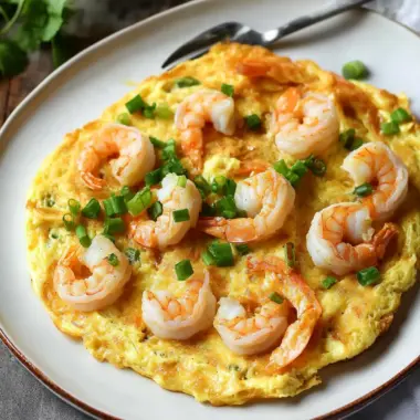 Delicious Chinese Shrimp Omelette Ready in Just 10 Minutes 9 Chinese Shrimp Omelette