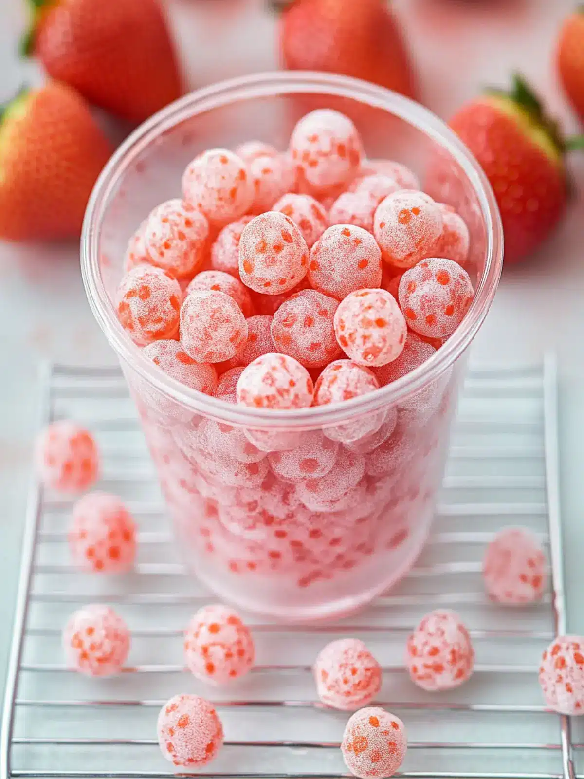 Delicious Strawberry Boba Pearls Made at Home Today 2 Strawberry Boba Pearls