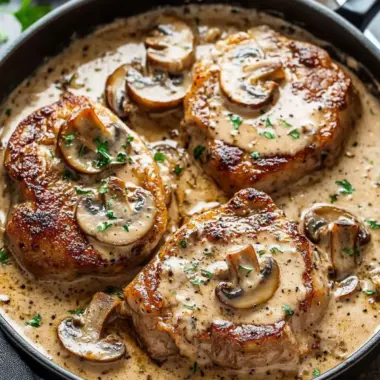 Delicious Creamy Mushroom Pork Chops Ready in 20 Minutes 10 Creamy Mushroom Pork Chops
